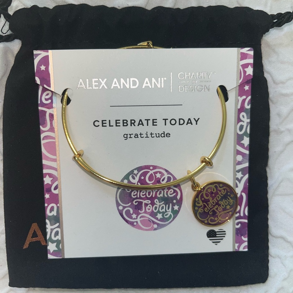 Alex & ani gold bracelets brand new x2!